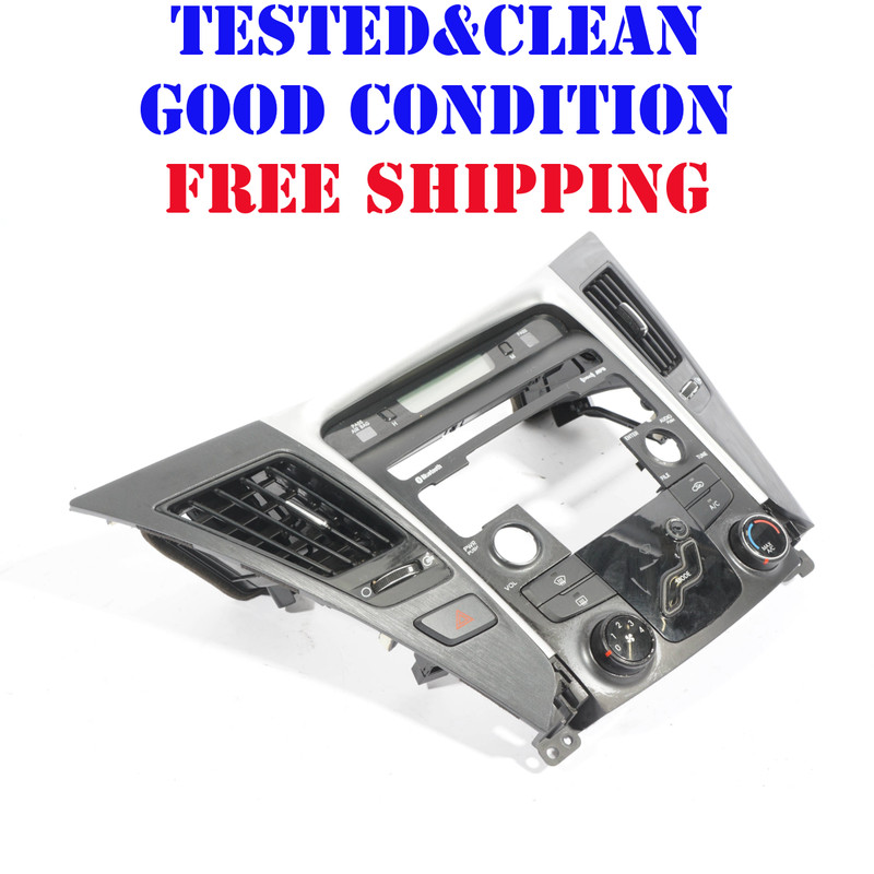 2011-2014 HYUNDAI SONATA DASH TRIM W/ RADIO AC CLIMATE TEMPERATURE CONTROL OEM.