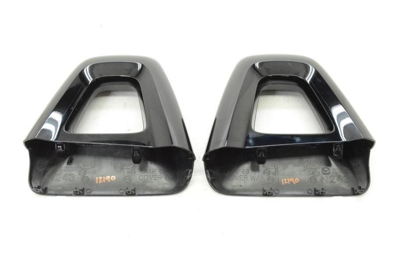 2016-2018 Mazda Mx-5 Miata ND Pair of Black Headrest Roll Bar Covers