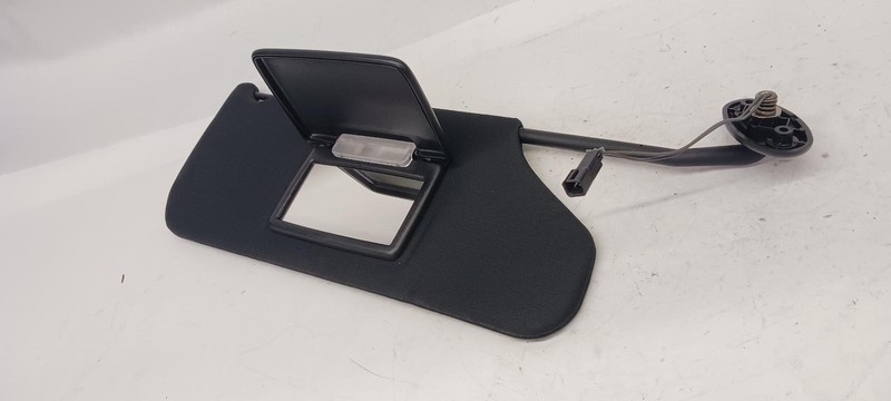 11-'14 DODGE AVENGER right passenger Sun visor w/light black OEM Grade A!