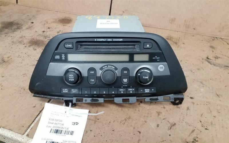 Audio Equipment Radio CD Player VIN 7 8th Digit Fits 05-10 ODYSSEY 216604