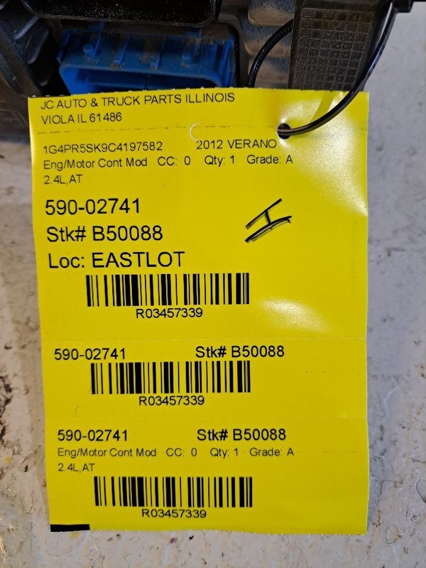 Engine ECM Electronic Control Module VIN W 4th Digit Fits 12-16 IMPALA 3457339
