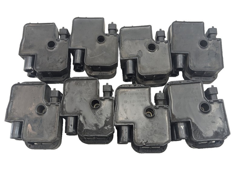 98-06 Mercedes R170 S430 Ignition Coil Pack Set of 8 OEM 0001587803