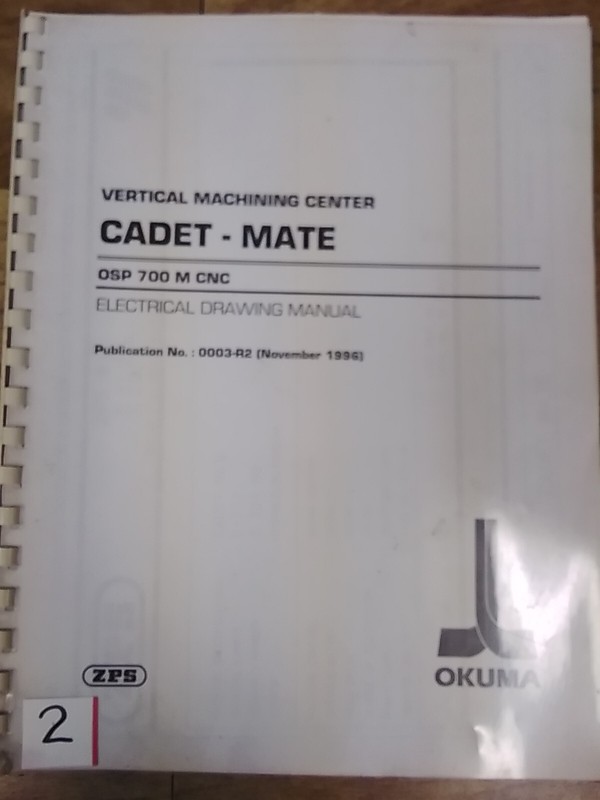 Okuma Cadet-Mate Electrical Drawing Manual 0003-R2