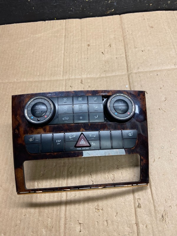 2007-2012 Mercedes X164 GL350 GL450 Climate Control Bezel Wood Switch aa4842 DG