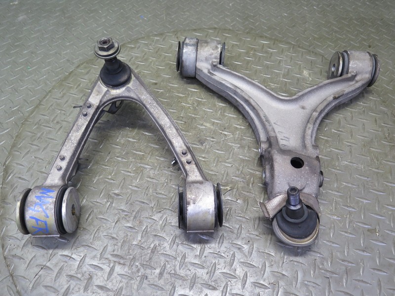 2008-2019 MASERATI GRANTURISMO M145 FRONT RIGHT UPPER & LOWER CONTROLARM SET