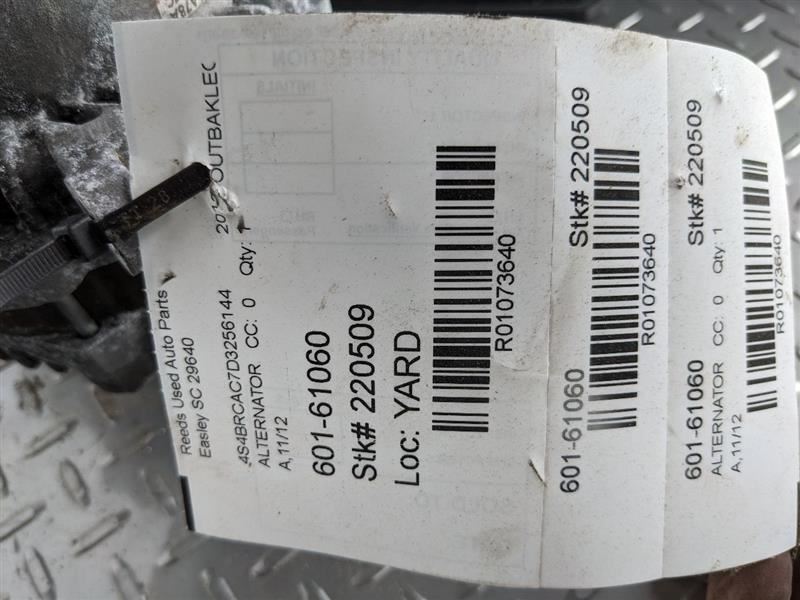 Alternator Fits 13-14 LEGACY 1073640