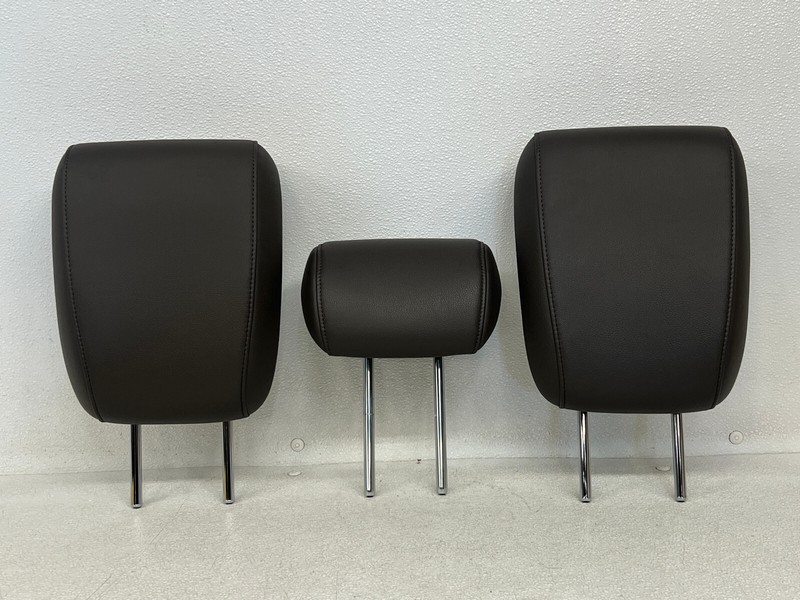 ⭐2011-2017 HONDA ODYSSEY REAR SEAT 3RD ROW HEADREST SET GRAY LEATHER OEM LOT2586