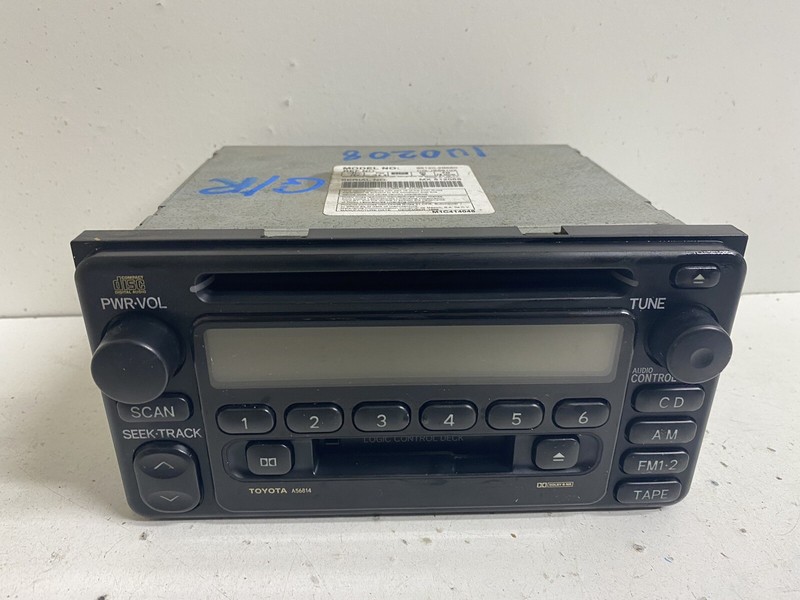 2001-2003 Toyota Highlander Single Disc Radio Cassette Tape Deck Player Stereo