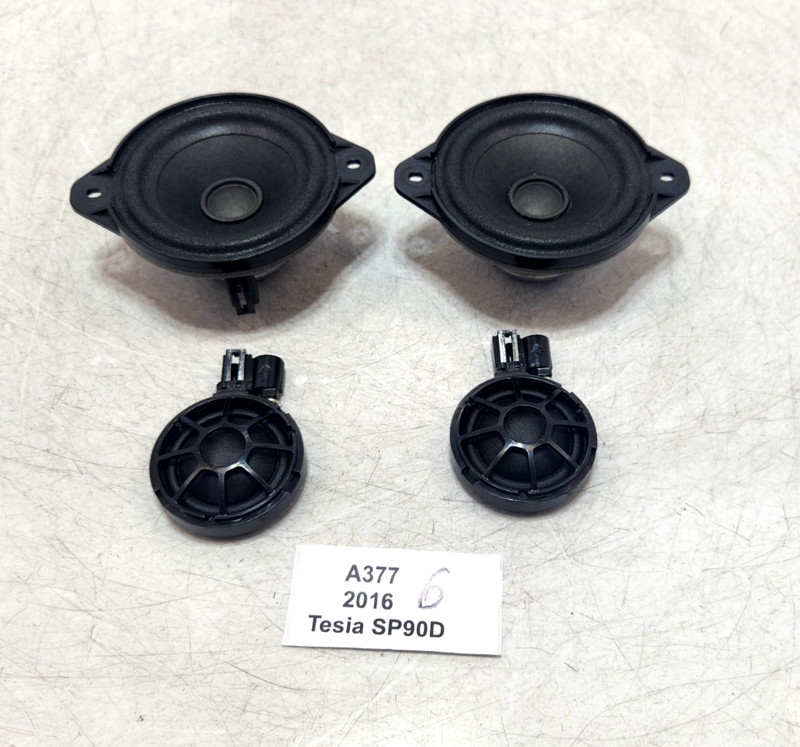 ✅ 2012-2020 OEM Tesla Model S X Front Rear Left Right Audio Speaker SET Of 4