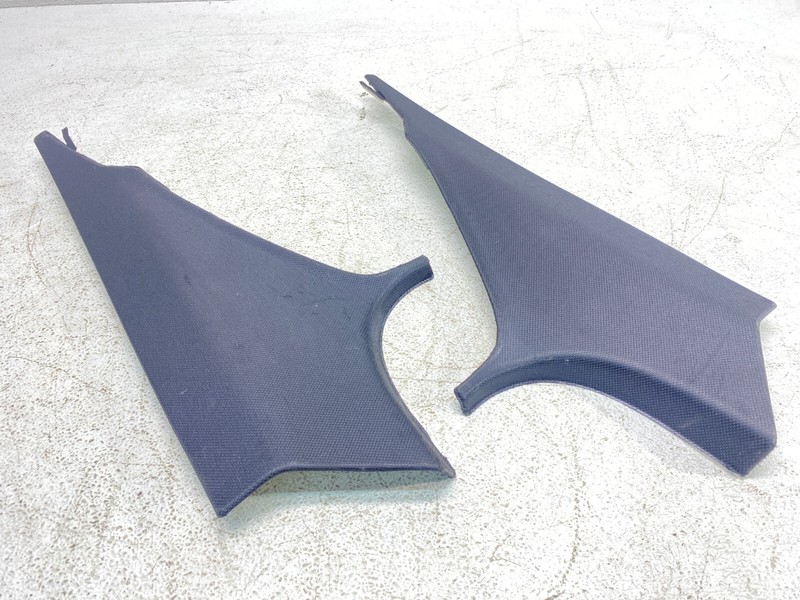 12-16 BMW F30 328 335 Rear Left & Right Upper C Pillar Trim Cover Black Set OEM✅