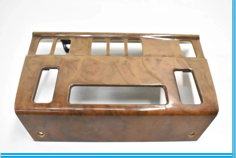 86-95 Mercedes W124 300E Center Dash Dashboard Trim Panel Bezel Cover Wood OEM