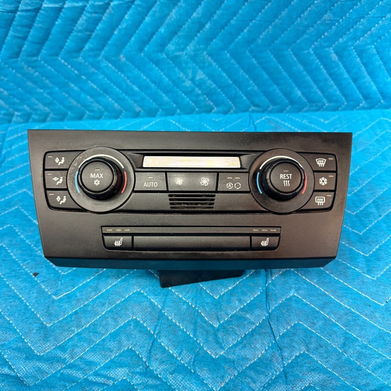 06-12 BMW 330 e90 HEATER CLIMATE TEMPERATURE A/C CONTROL 6411 9117136-01 OEM