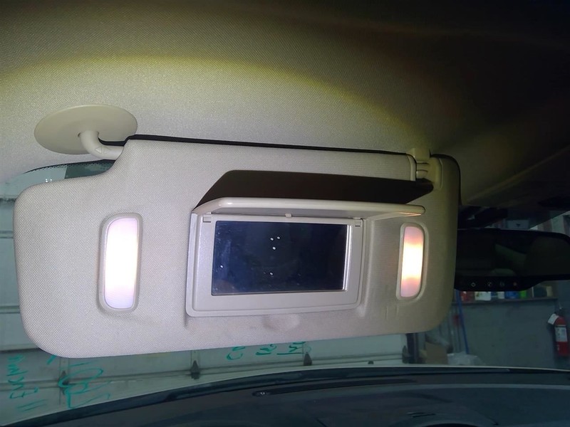 Driver Sun Visor VIN J 11th Digit Limited Illuminated Fits 07-17 ACADIA 1777845