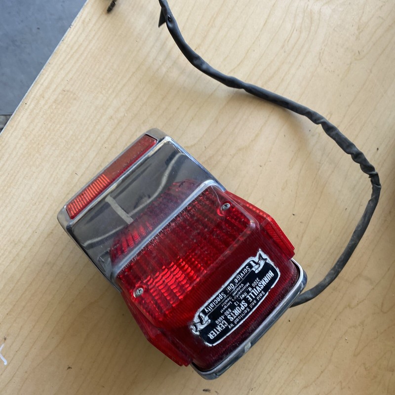 1981 1982 Yamaha VIRAGO XV750 XV 750 RearFender Tail Light Brake Light
