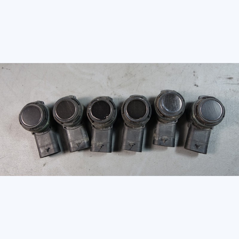 14-23 BMW F15 X5 F26 G30 Exterior PDC Park Distance Sensors Set of 6 Black OEM