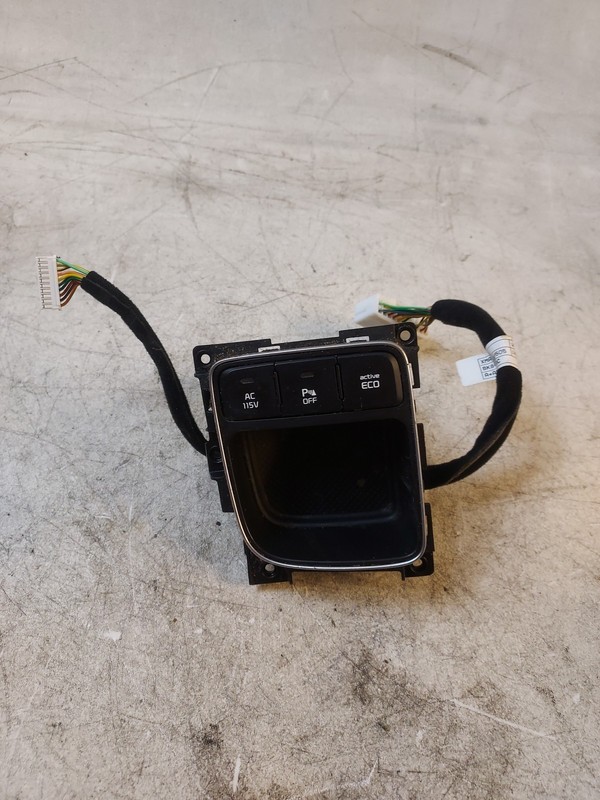 14-15 Kia Sorento Center Console AC 115V Interter Parking Active Eco Switch OEM