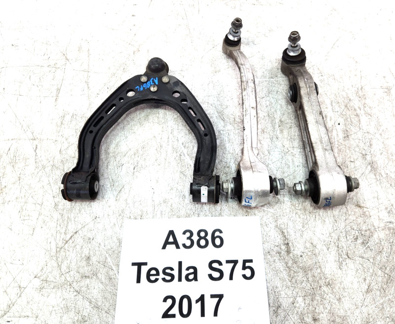 ✅ 16-20 OEM Tesla Model S Front Left Driver Side Lower Upper Control Arm SET