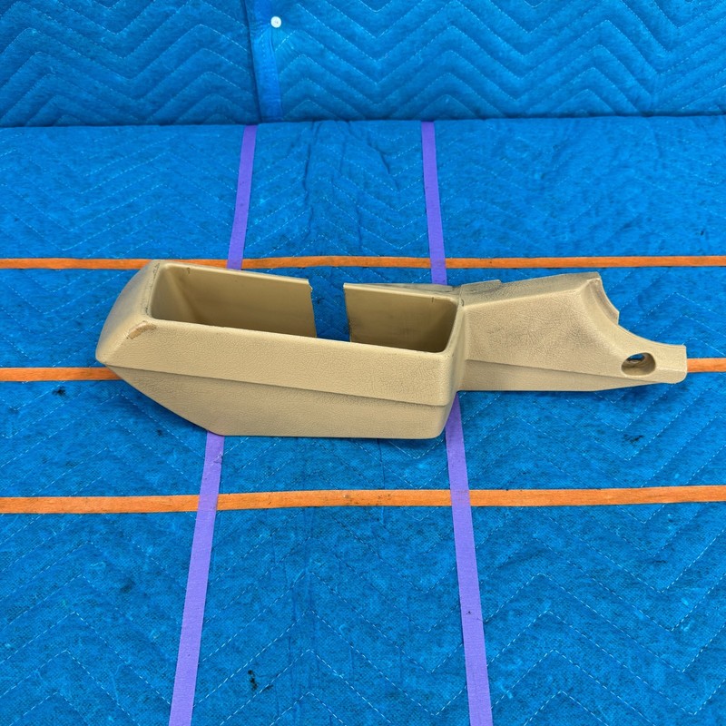 1987–1991 Volvo 780 Bertone Front Left Driver Seat Side Storage Pocket Beige OEM