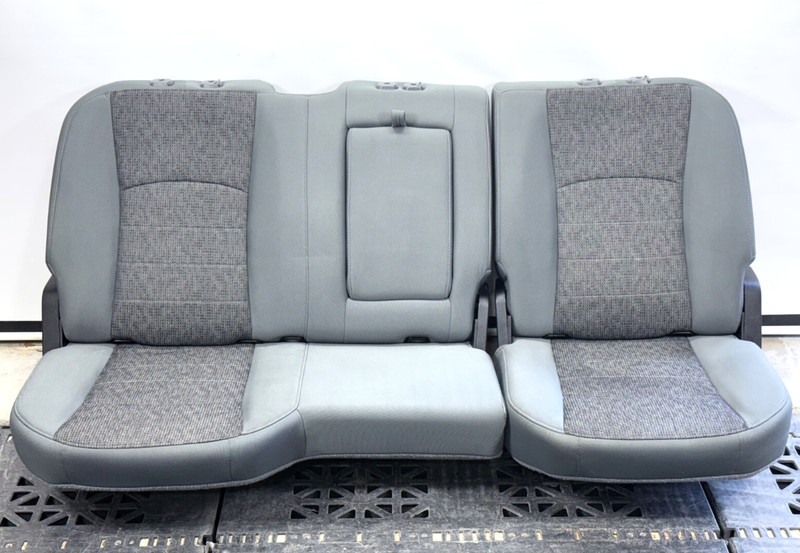 ✅ 2013-24 RAM 1500-3500 CREW CAB OEM REAR LEFT & RIGHT CLOTH SEATS GRAY 2nd Row