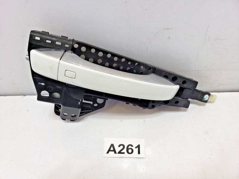 ✅ 12-18 OEM Audi S7 A7 S6 Rear Right Passenger Exterior Door Handle White *