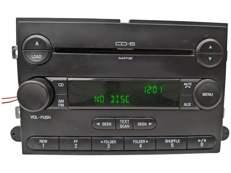 04-10 Ford OEM RADIO Edge F150 Expedition Explorer Fusion 7E5T CD PLAYER IS BAD