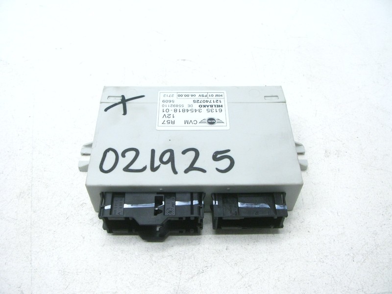 09-15 MINI COOPER S R57 CONVERTIBLE ROOF TOP CONTROL MODULE OEM 021925