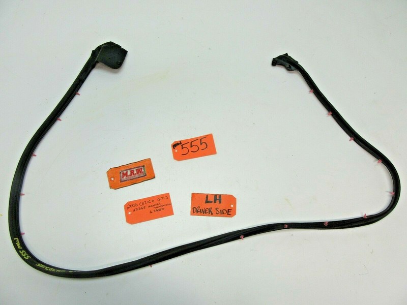 DOOR SEAL WEATHER STRIP RUBBER 67862-20420 AL CLIP LEFT DRIVER LF LH for CELICA