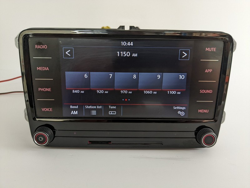 2020 VW Passat Radio Receiver Display Touch Audio w/o Navigation CD Player OEM
