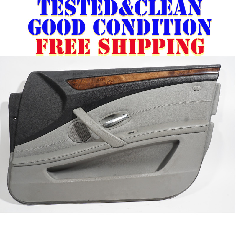 08 09 10 BMW 528Xi E60 FRONT RIGHT PASSENGER SIDE DOOR PANEL TRIM OEM