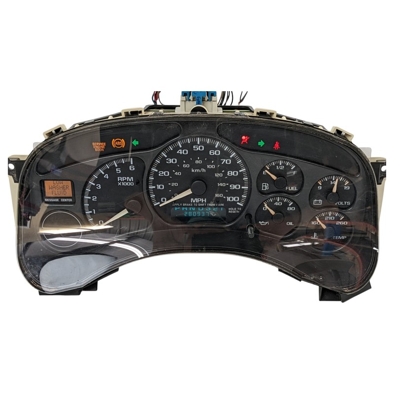 1999-2002 Silverado Sierra Instrument Gauge Cluster Speedometer Speedo Gauge OEM