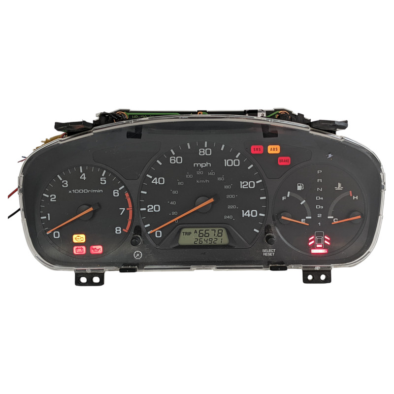 00-02 Honda Accord AT Speedometer Instrument Cluster Gauge 78100-S84-A700 264K