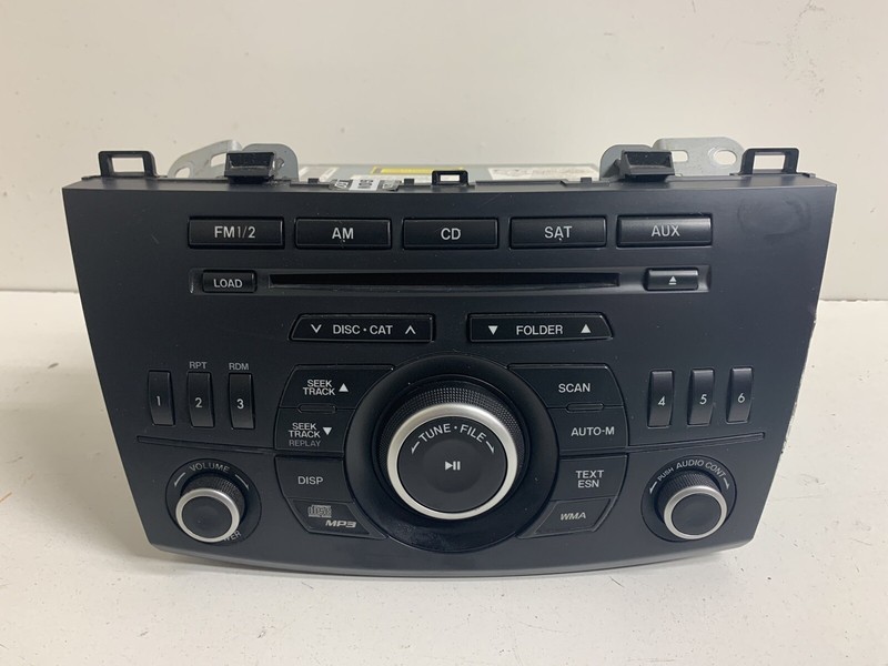 2011 Mazda 3 Radio Stereo Tuner Single Disc BBM5 66 AR0 Satellite Aux Disc CD