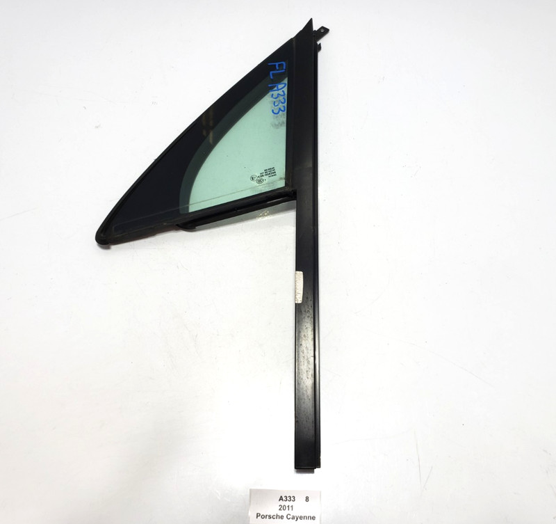 ✅ 11-18 OEM Porsche Cayenne 958 Front Left Driver Door Quarter Window Glass