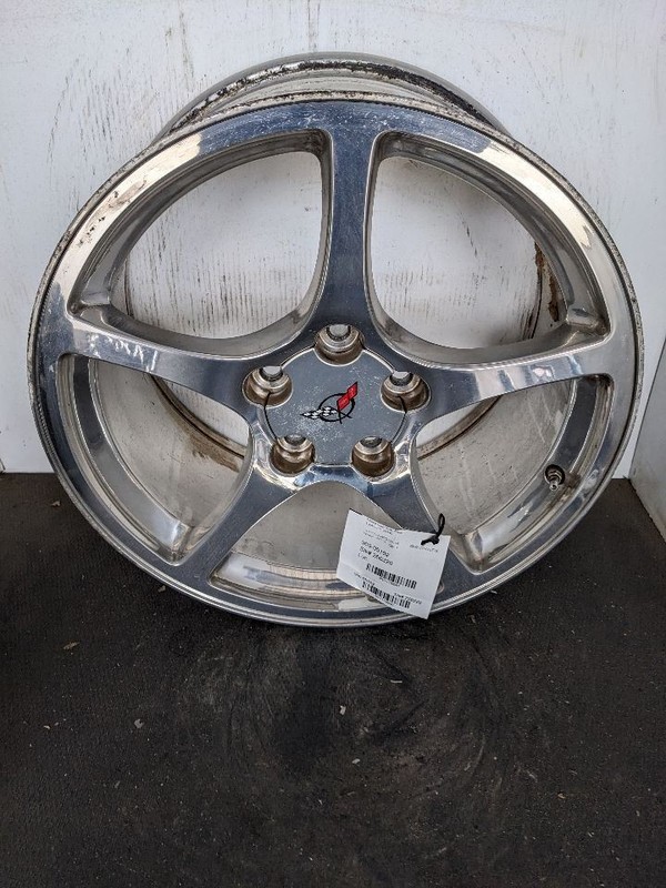 Wheel 17x8-1/2 Front Aluminum 5 Spoke High Polished Fits 00-04 CORVETTE 1178840