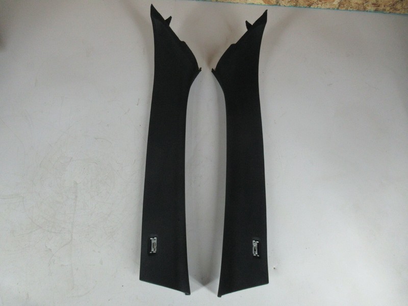 BMW E70 X5 FRONT LEFT AND RIGHT A PILLAR MOLDING TRIM COVER BLACK 7129750 OEM