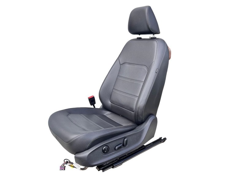 2022 Volkswagen Passat Left Driver Side Front Seat Leatherette Black