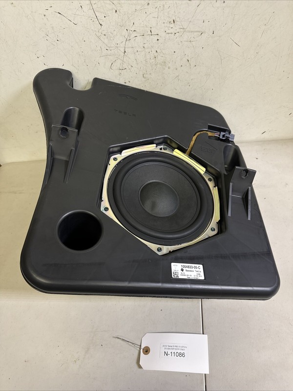12-20 Tesla Model S MS X MX Bass Sub Subwoofer Speaker Box 1004833-05 11086 M2