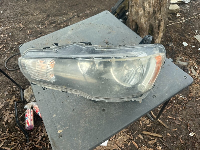 08-15 MITSUBISHI LANCER EVOLUTION EVO LH HALOGEN HEADLIGHT ASSEMBLY OEM