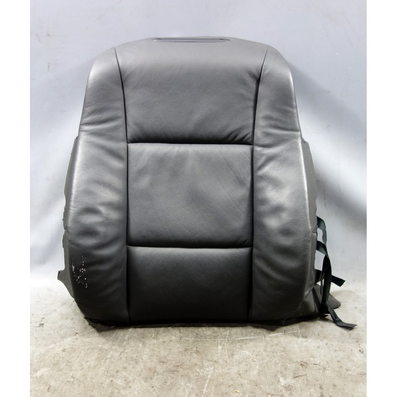 2004-2010 BMW E60 E61 5-Series Front Upper Seat Leather Cushion Backrest Black