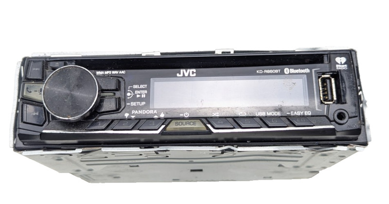 JVC KD-R860BT CD/MP3 Receiver - AM/FM RADIO/ AUX / BLUETOOTH