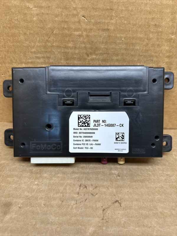2018-2021 Ford Telemetrics Communications Unit Module 4G JL3T-14G087-CK