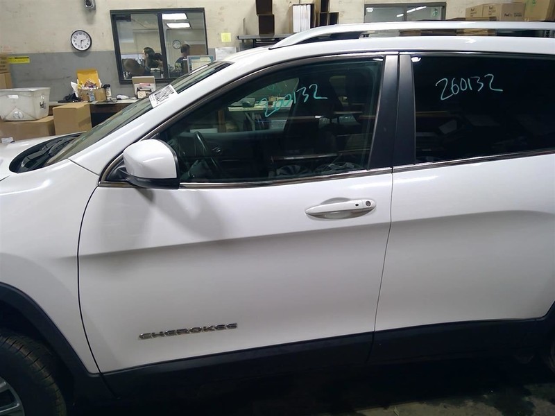 Driver Front Door Electric Tempered Glass Opt JP3 Fits 19-21 CHEROKEE 1778445