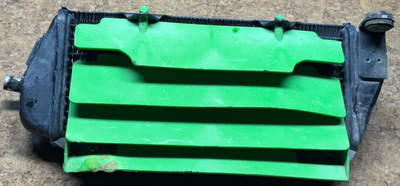 1993 Kawasaki KX125 F Radiator Water Cooler Engine Cooling Parts KX125F KX 125
