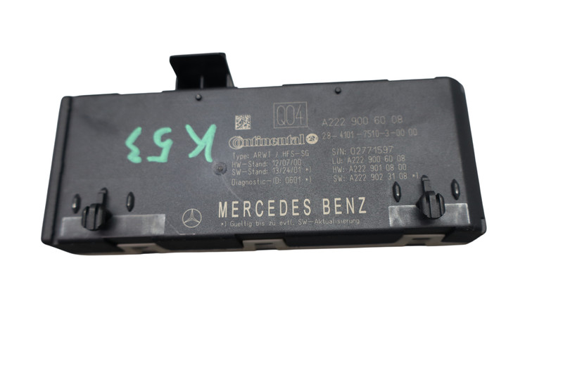 15-18 Mercedes W205 C300 Trunk Release Remote Open Close Module 2229006008 OEM