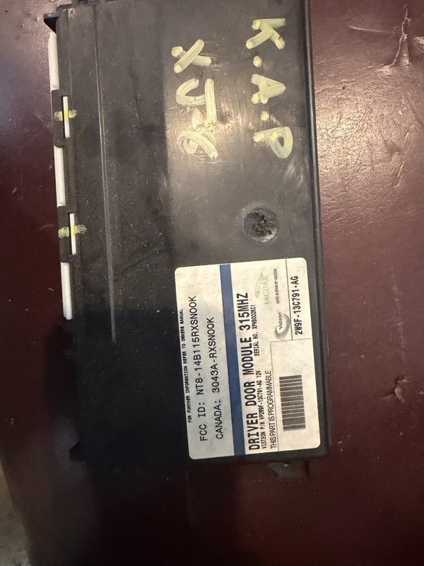 04-09 Jaguar X350 XJ8 VDP Front Left Driver Side Door Module 2W9F13C791AG OEM