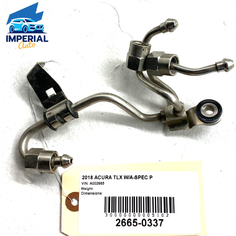 ACURA TLX MDX ENGINE FUEL INJECTOR JOINT HOSE TUBE PIPE OEM 2015 - 2020