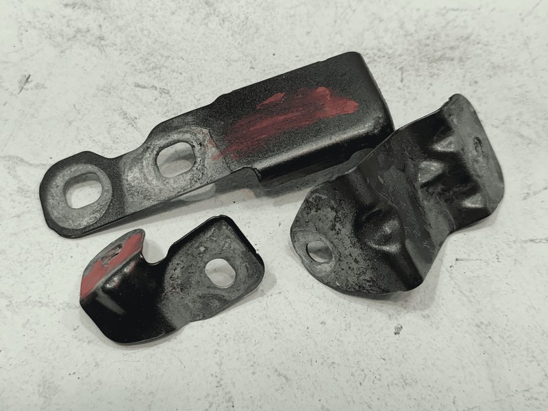 2018-24 AUDI A5 S5 FRONT LEFT DRIVER SIDE FENDER MOUNT BRACKETS SET OF 3 PCS OEM