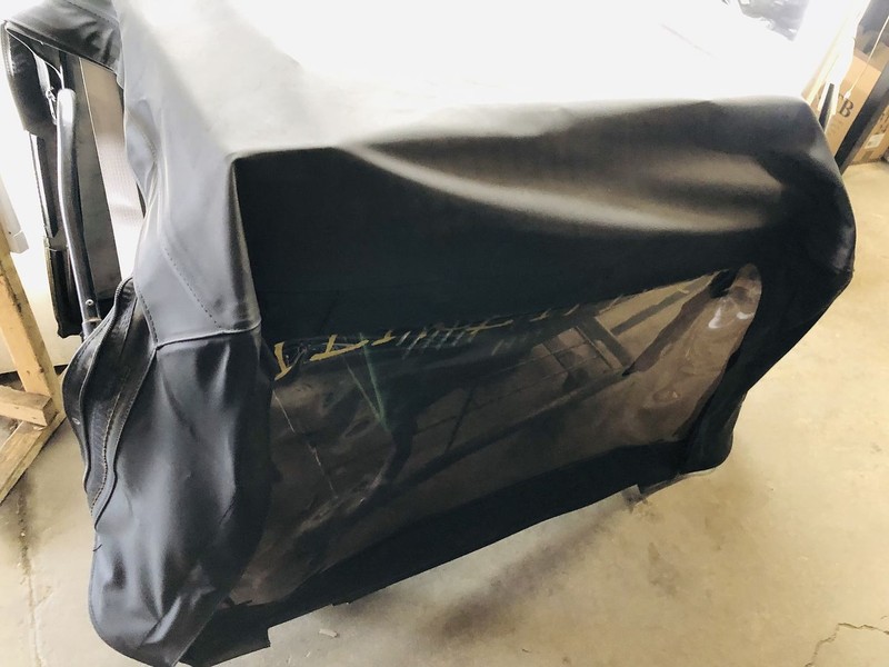 01-02 JEEP WRANGLER UPPER OVERHEAD SOFT FOLDING ROOF TOP COVER OEM
