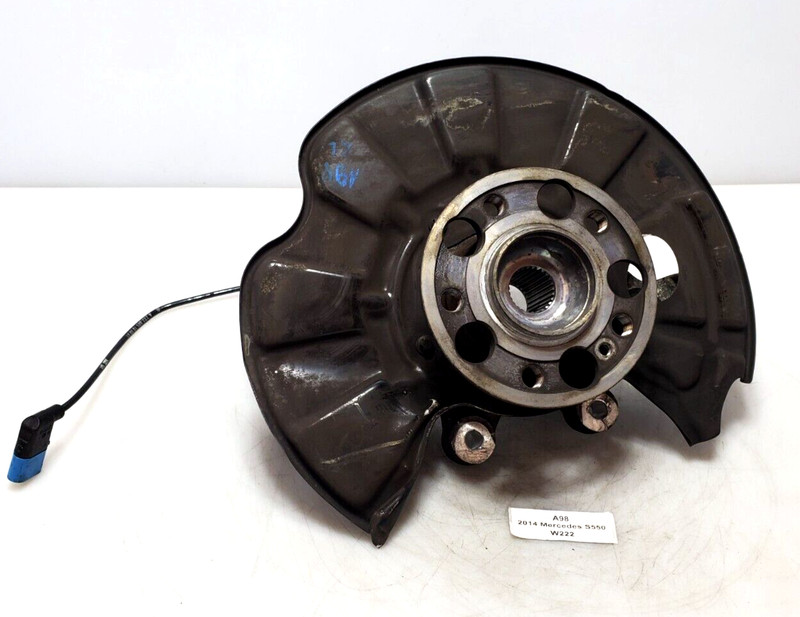 ✅ 14-20 OEM Mercedes W222 S550 Rear Left Driver Side Spindle Knuckle Hub W/ Disc
