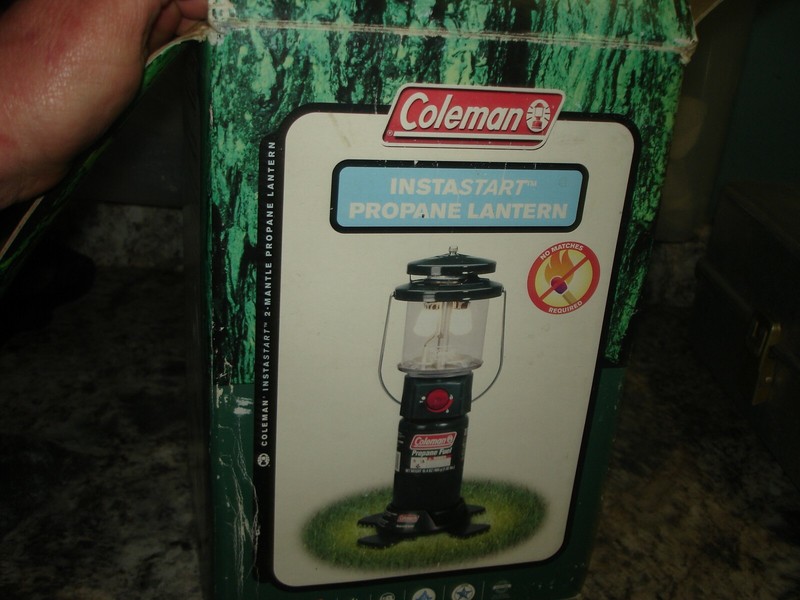 Coleman Instastart Propane Lantern 5155A in box works
